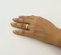 14K Yellow Gold 6 MM Size 9 Milgrain Wedding Ring Band 6.3 Grams Unisex