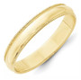 Solid 14K Yellow Gold 4 MM Size 11.25 Milgrain Wedding Band Ring Mens Womens
