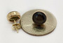 Vintage 14k Yellow Gold 8MM Natural Cat's Eye Quartz Bezel Set Stud Earrings 7Ct