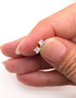 buy Natural Princess Cut Diamond Gold Stud Earrings