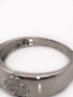 14K White Gold 0.12 TCW Natural Round Diamond Heart Ring