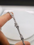 18K White Gold 11 Ct Diamond Lace Large Bib Necklace
