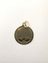 14k Yellow Gold Baby Niño/Niña Baptism Bautismo Charm Pendant