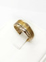 Mens 18k Yellow Gold 0.15 Ct Natural Round Diamond Ring 3.4 Grams Size 9.25