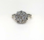 14k White Gold 1.2 Ct, G,SI1 Natural Round Diamond Engagement Ring Size 6.75