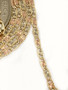 Gold Diamond Cut Valentino Star chain Necklace 20" 2.1 MM Tri Color Womens