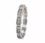 18K Solid White Gold 0.45 Ct Natural Diamond Wedding, Anniversary Ring VS2, G