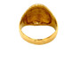21k Solid Yellow Gold Allah Islam Islamic Name of God Mens Ring 14.7 Gr Size 10