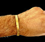 buy Mens Yellow Gold Greek Key Cuff Bangle Bracelet