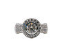 14K White Gold 2.11 tcw Natural Round Diamond Halo Engagement Ring