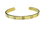 Cartier Love Cuff Bracelet one Diamond 18K Yellow Gold