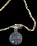 14K Solid Gold 8 MM 26" Two Tone Milano Chain FigaroRope Necklace Mens 132.9 Gr