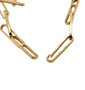 18k Solid Yellow Gold Long Paper Clip Link Chain Necklace 26 in 4.3 MM