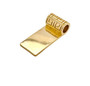 14K Solid Yellow Gold Greek Key Long Bar Pendant 9.2 Grams