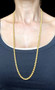 Vintage Hand made 18k Solid Yellow Gold Yazdi Chain Necklace 31 in 60.2 grams