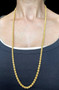 Vintage Hand made 18k Solid Yellow Gold Yazdi Chain Necklace 31 in 60.2 grams