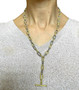 18k Solid Two Tone Gold Oval Link Chain Necklace 24 in 45.3 grams