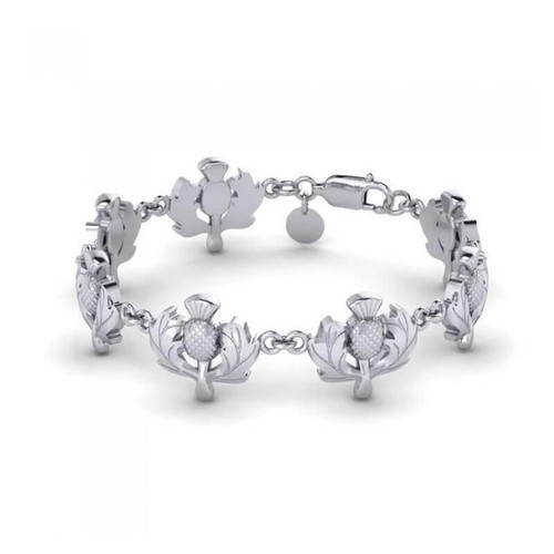 Scotland's Resilience Thistle Bracelet  Shop On Scottishwebstore.com