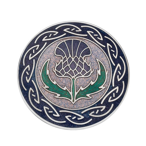 Bold Celtic Thistle Brooch Shop On Scottishwebstore.com