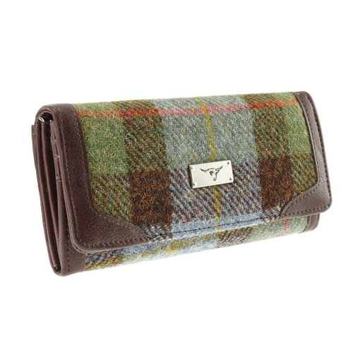 Harris Tweed Long Wallet – MacLeod Tartan Shop On Scottishwebstore.com