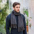 Men's Speckled Alpaca Wool Scarf Scottishwebstore.com