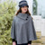 Wool Tweed Heringbone Walking Button Cape Shop On Scottishwebstore.com