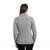 Women's Fisherman Turtleneck Sweater Grey back side Scottishwebstore.com