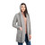 Grey Wool Coat For Women With Hood And Pocket Front Studio On Scottishwebstore.com