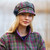 Shop 100% Wool Warm Hat For Ladies In Plum Colour Lifestyle On Scottishwebstore.com