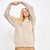 Women's Original Fisherman Knit Skiddaw Wool Sweater Back Lifestyle Shop On Scottishwebstore.com