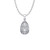 Silver Chain With Teardrop Shaped Thistle Flower Pendant Necklace Shop On Scottishwebstore.com