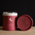 SC-C-RW Handmade Natural Wax Scottish Candle Raspberry & White Ginger Open Box Back Side View  Shop Online On Scottishwebstore.com