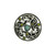 Triskele Paisley Brooch with Gemstones On Scottishwebstore.com