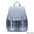 Handwoven Harris Tweed Jura Backpack Blue Tartan Scottishwebstore.com