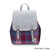 Handwoven Harris Tweed Jura Backpack pink Blue Tartan Scottishwebstore.com