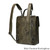 ISL-8366CHEHBL00 MINI CHESTNUT HERRINGBONE Colour Handcrafted Harris Tweed Laptop Backpack  Back Side View Detachable Strap Scottishwebstore.com