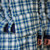 LV-FLH-LV38-OS Ladies Oversized Douglas Tartan Fleece Lounge Hoodie Front Pocket View Scottishwebstore.com