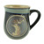 GA-PT1007 BLACK Colour Highland Stag Embossed Stoneware Mug Scottishwebstore.com
