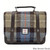 MCS-CB2001-TRT021-BLUE BROWN CHECK Colour Ladies Harris Tweed Mini Messenger Bag Scottishwebstore.com