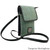 MCS-CB2201-1904B2-TURQUOISE HERRINGBONE Colour Handcrafted Harris Tweed Crossbody Bag Adjustable Strap View Scottishwebstore.com