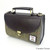 MCS-CB2506-C001T-COUNTRY GREEN Colour Ladies Handwoven Harris Tweed Day Bag Side View Scottishwebstore.com