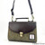 MCS-CB2506-C001T-COUNTRY GREEN Colour Ladies Handwoven Harris Tweed Day Bag with Adjustable Strap Scottishwebstore.com