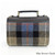 MCS-CB2506-TRT021-BLUE BROWN CHECK Colour Ladies Handwoven Harris Tweed Day Bag Back Side View Scottishwebstore.com