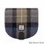 MCS-CB3012-TRT021-BLUE BROWN CHECK Colour Handwoven Harris Tweed Crossbody Bag Scottishwebstore.com