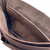 MCS-CB5006-C001T-COUNTRY GREEN Colour Handwoven Harris Tweed Messenger Bag Front Compartment View Scottishwebstore.com