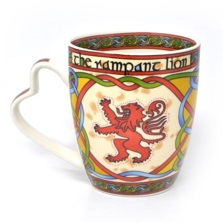 Scottish Lion Bone China Mug Scottishwebstore.com