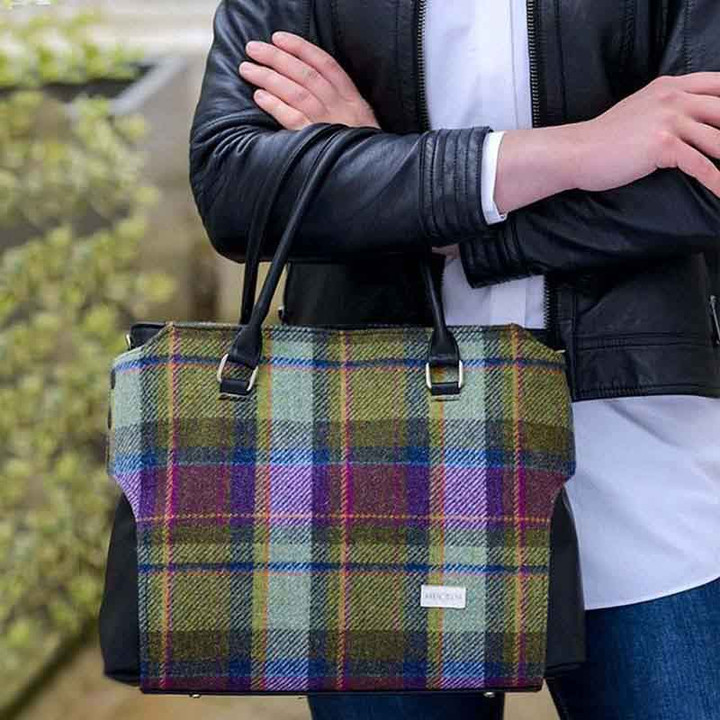 Emily Tartan Tweed Handbag Shop Online On Scottishwebstore.com