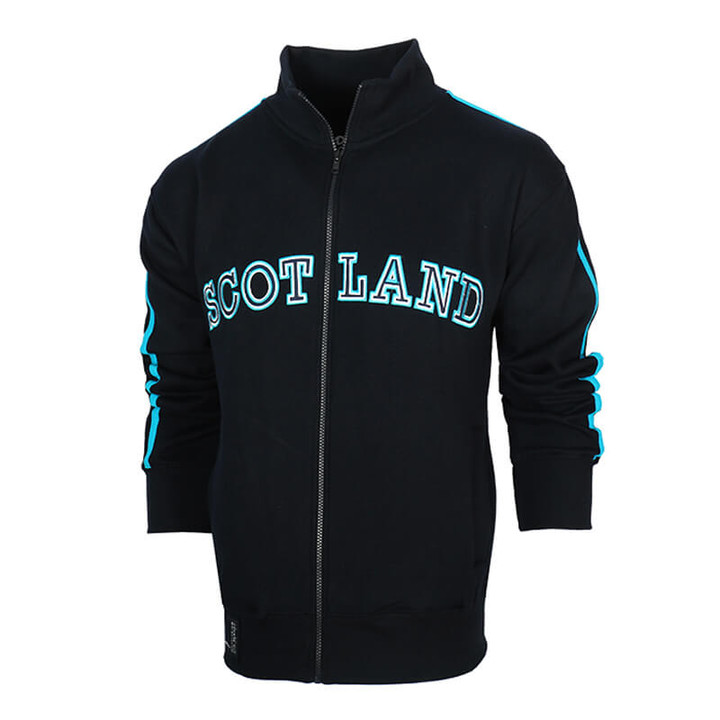 Embroidered Scotland Retro Zipped Jacket Shop online on ScottishWebstore.com