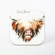 Hardboard Highland Cattle Coasters Set of 2 Shop On Scottishwebstore.com