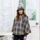 Shop Lavender Tweed Worsted Poncho Made In Scotland On Scottishwebstore.com